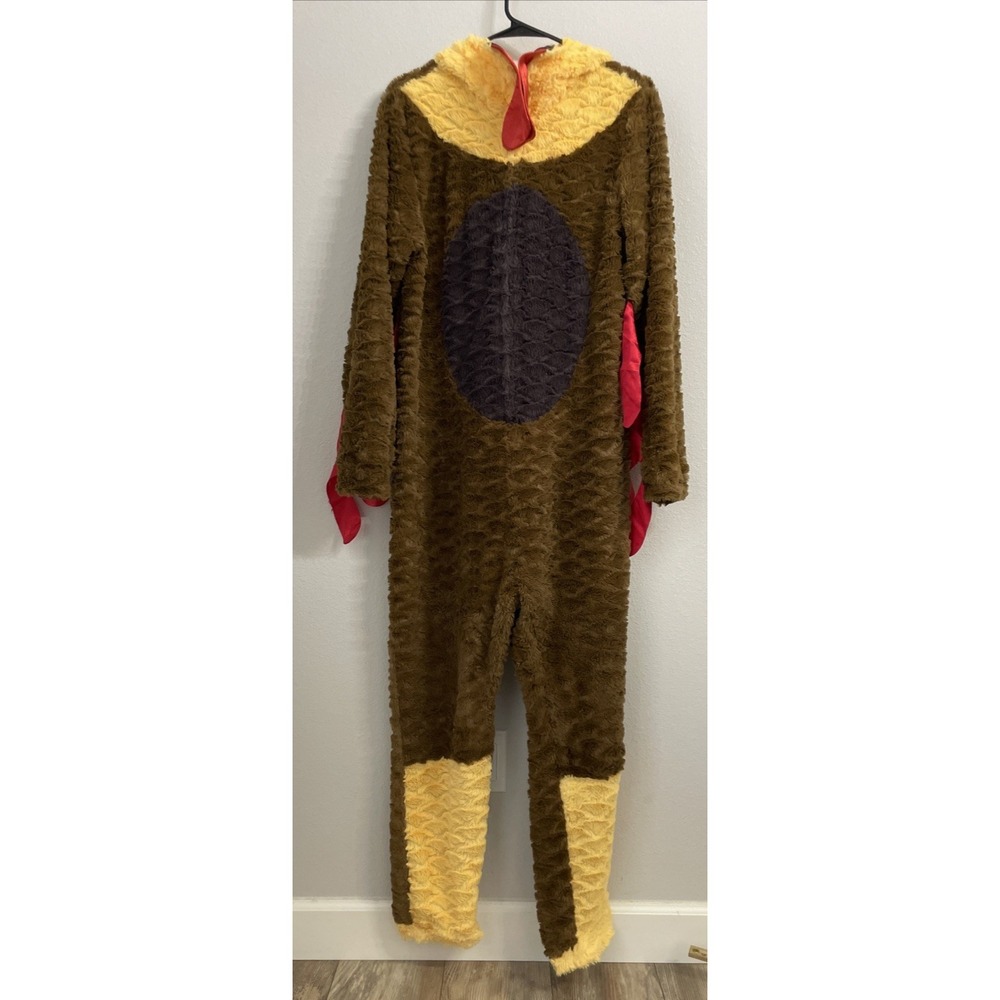 BRIEFLY STATED TURKEY PAJAMAS COSTUME ADULT M FUNNY THANKSGIVING‎ HALLOWEEN
